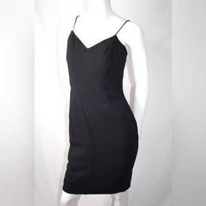 Destinee Spaghetti Strap Vintage Black Cocktail Evening Dress Size 8
